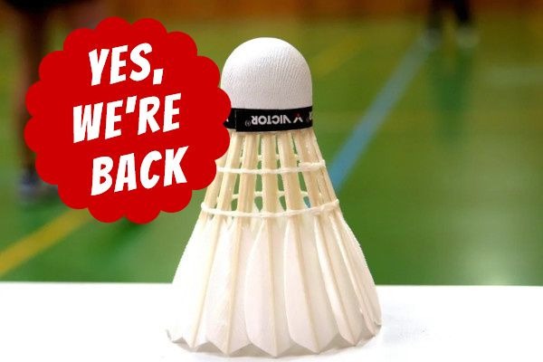 Badmintonseizoen herstart op 2 september